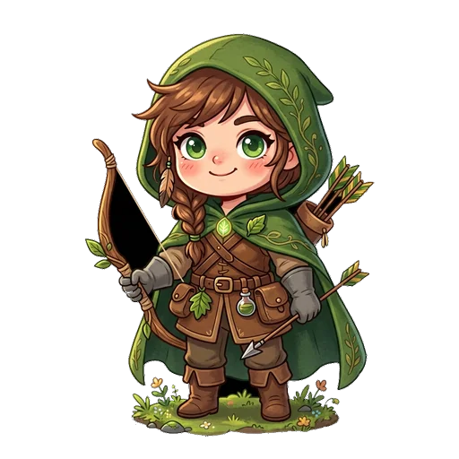 Scout carrying a bow