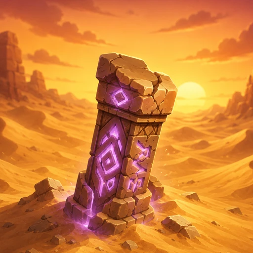 Ancient ruins destination in Fantasy Walk